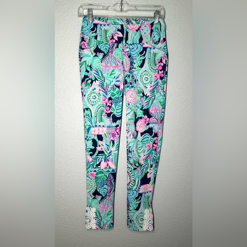Lilly Pulitzer Luxetic Corso Pant UPF 50+ Golf Pants Women’s Size 00